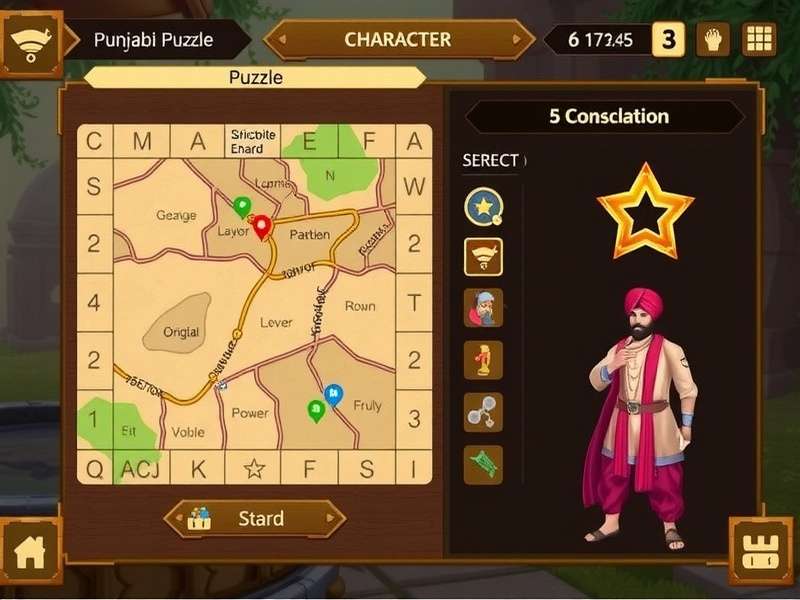 Punjabi Treasure Finder Map Interface