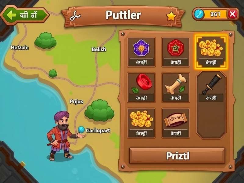 Punjabi Treasure Finder Puzzle Example